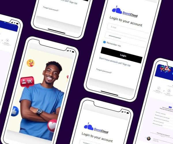boostcloud Mockup Website